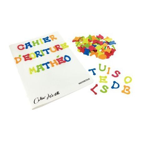Achetez Sachet de 400 gommettes lettres en mousse de caoutchouc adhésives, couleurs assorties 79813..