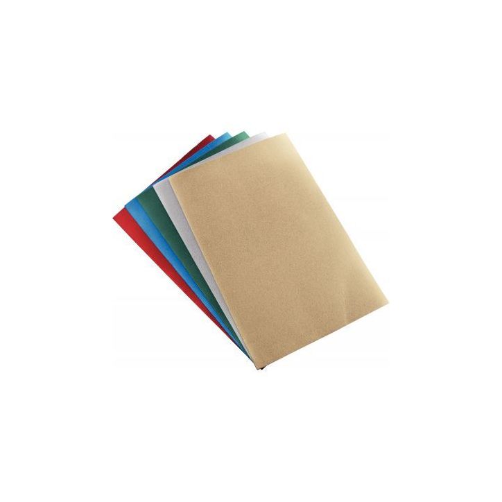 Lot de 10 feuilles métallisées adhésifs coloris assortis 2253