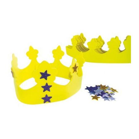 Achetez Lot de 10 couronnes à décorer + accessoires GT41769 pas cher sur Ma Rentrée Scolaire