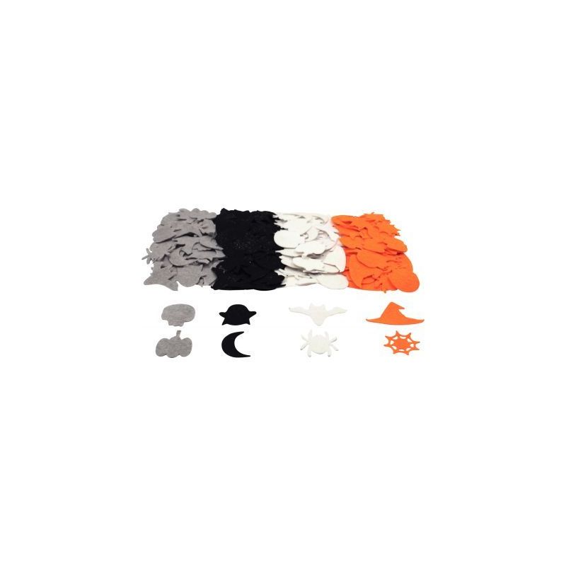 Achetez Sachet de 200 formes halloween en feutrine adhésive L205968 pas cher sur Ma Rentrée Scolai.. Achetez Sachet de 200 formes halloween en feutrine adhésive L205968 pas cher sur Ma Rentrée Scolai..