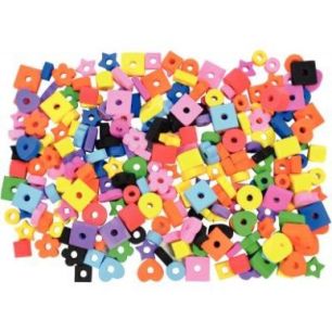 Achetez Sachet  environ 250 perles mousse assorties 200058 pas cher sur Ma Rentrée Scolaire