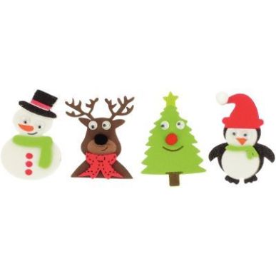 Achetez Sachet de 72 stickers caoutchouc adhésif 3D noël MAJ3693 pas cher sur Ma Rentrée Scolaire