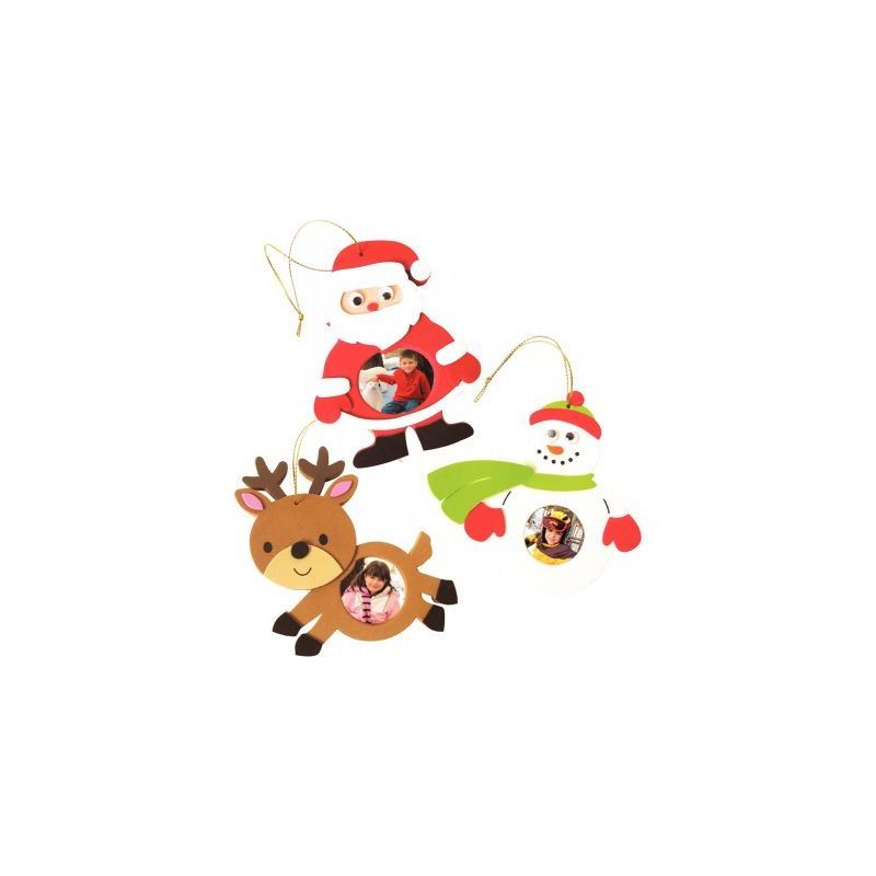Achetez kit 24 cadres noel mousse à coller 3849 pas cher sur Ma Rentrée Scolaire