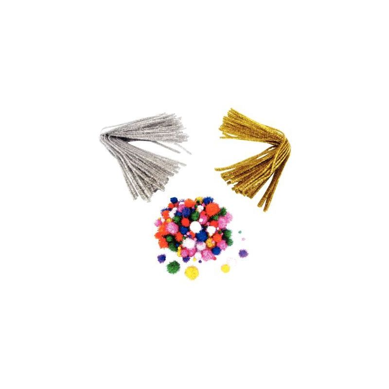Achetez Pack économique chenilles, pompons glitter coloris assortis L607907 pas cher sur Ma Rentré.. Achetez Pack économique chenilles, pompons glitter coloris assortis L607907 pas cher sur Ma Rentré..