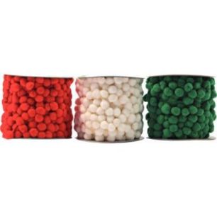 Achetez Pack de 3 bobines pompons 3mètres assortis L799090 pas cher sur Ma Rentrée Scolaire