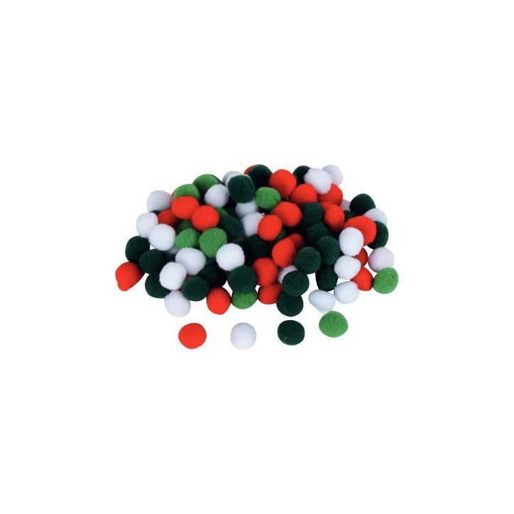Sachet 1000 mini pompons noël 2157