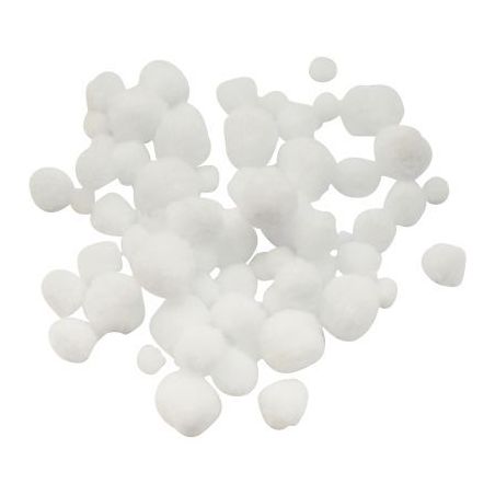 Achetez Sachet de 150 pompons blanc taille assortie 2184 pas cher sur Ma Rentrée Scolaire