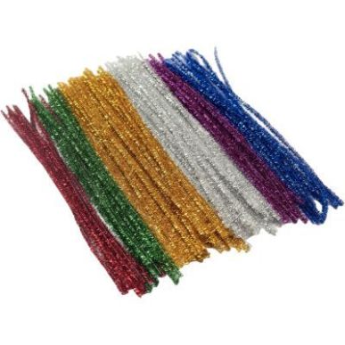 Achetez Sac de 100 chenilles diamètre 6mm longueur 30 cm métal assorti 2153 pas cher sur Ma Rentr ..