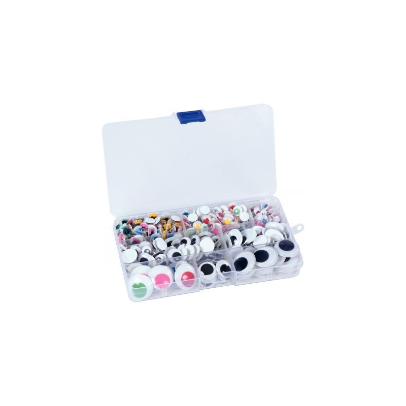 Achetez Boîte de 500 yeux adhésifs, tailles et couleurs assorties L770900 pas cher sur Ma Rentrée.. Achetez Boîte de 500 yeux adhésifs, tailles et couleurs assorties L770900 pas cher sur Ma Rentrée..