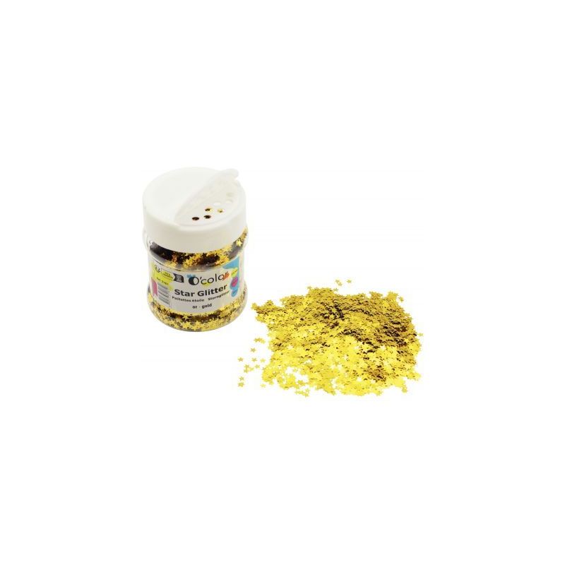 Achetez Pot de 65 grammes de paillettes étoiles coloris or 2181 pas cher sur Ma Rentrée Scolaire Achetez Pot de 65 grammes de paillettes étoiles coloris or 2181 pas cher sur Ma Rentrée Scolaire