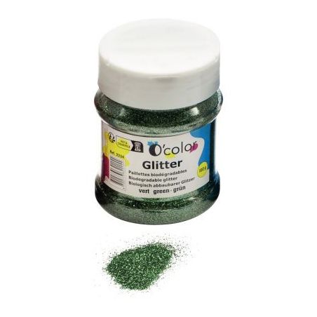 Achetez Shaker de paillettes biodégradables 100grammes coloris vert 2224 pas cher sur Ma Rentrée S..