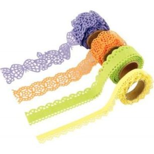 Achetez Lot de 4 rouleaux de ruban papier adhésif thème papillon 13805 pas cher sur Ma Rentrée S..