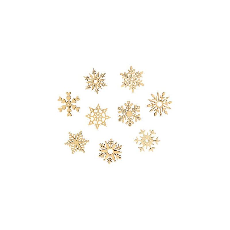 Achetez Boite de 45 mini decorations bois brut flocon 2474 pas cher sur Ma Rentrée Scolaire Achetez Boite de 45 mini decorations bois brut flocon 2474 pas cher sur Ma Rentrée Scolaire
