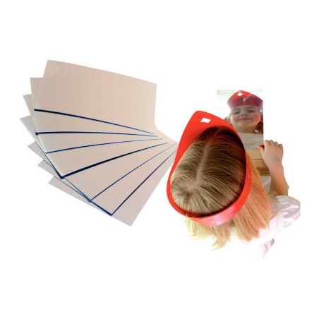 Achetez Lot de 8 miroirs en plastique, rectangulaires incassables dimensions : 14x20 cm SH367 pas ch..