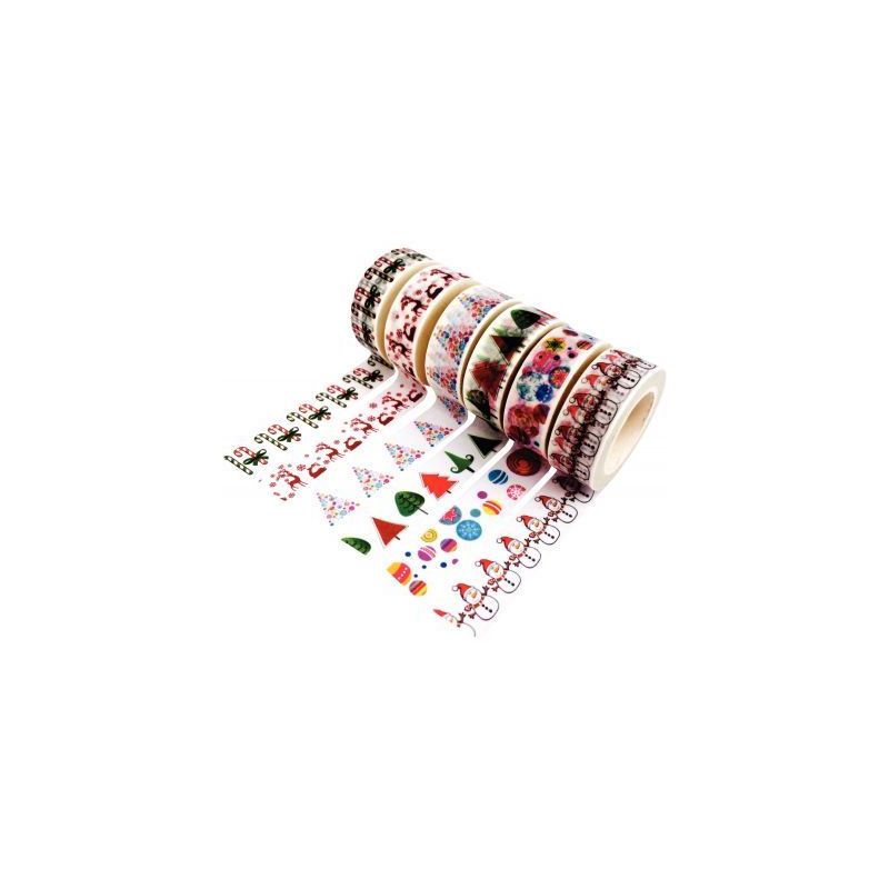 Achetez Lot de 6 rubans adhésifs noël assortis L919000 pas cher sur Ma Rentrée Scolaire Achetez Lot de 6 rubans adhésifs noël assortis L919000 pas cher sur Ma Rentrée Scolaire