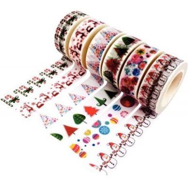 Achetez Lot de 6 rubans adhésifs noël assortis L919000 pas cher sur Ma Rentrée Scolaire