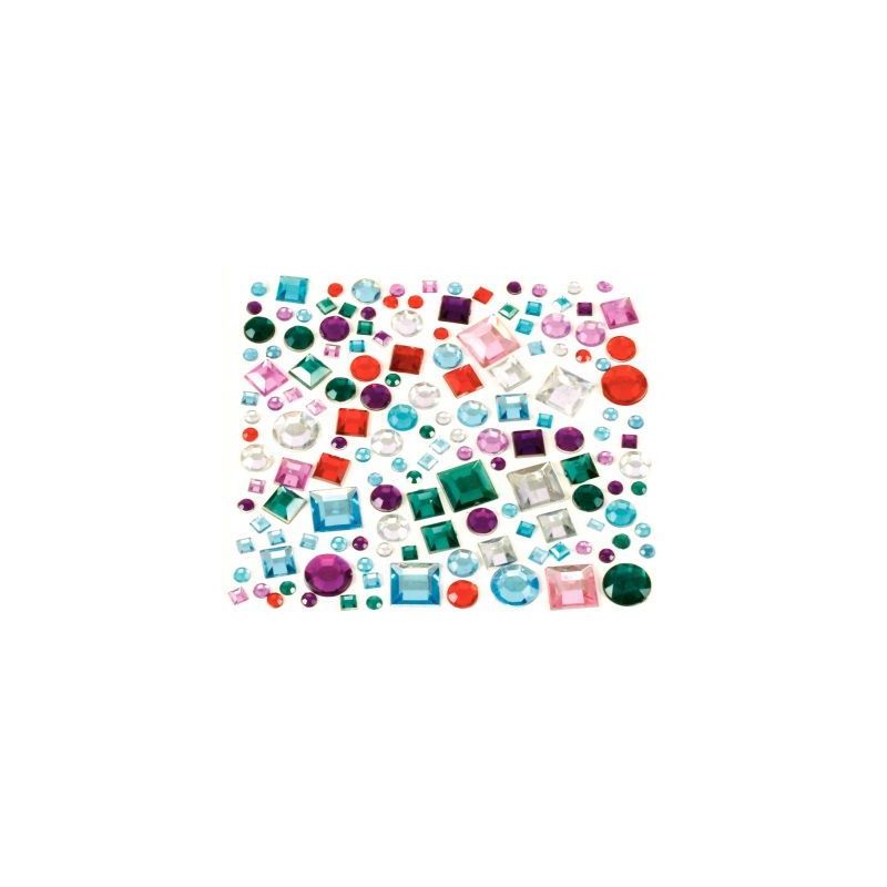Achetez Sachet de 800 pierres décoratives en plastique à coller formes géométriques assorties 12.. Achetez Sachet de 800 pierres décoratives en plastique à coller formes géométriques assorties 12..