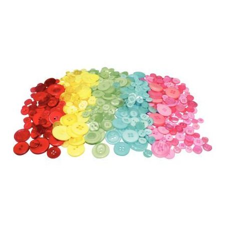 Achetez Sac de 450 boutons plastique couleurs assorties environ  200 g,  8mm à 30 mm L730906 pas ch..