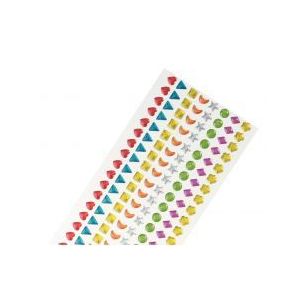 Achetez Pochette de 320 pierres Époxy adhésives formes géométriques couleurs assorties 500401 pa..