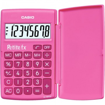 Calculatrice de poche CASIO 8 chiffres PETITE FX ROSE LC-401LV-PK-W-A-EP CASIO