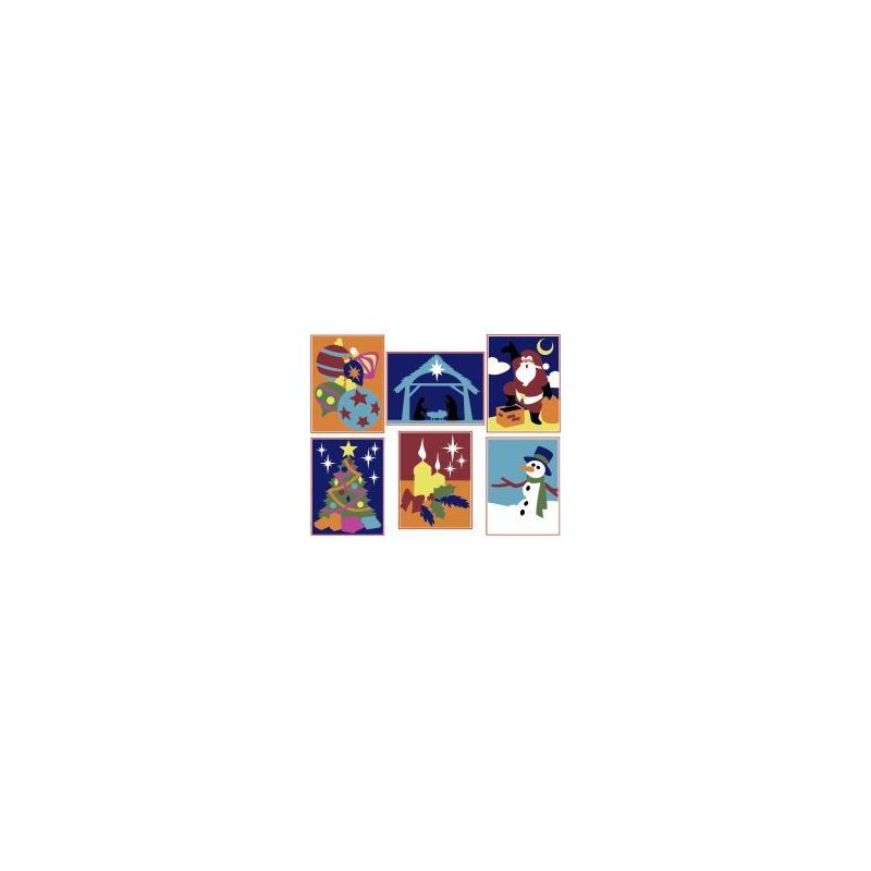 Achetez Lot de 5 cartes adhésives noel à décorer 1700X5 pas cher sur Ma Rentrée Scolaire