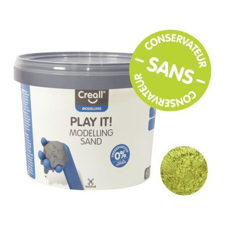 Achetez Seau de 750 grammes de sable magique coloris jaune 03204 CREALL pas cher sur Ma Rentrée Sco..