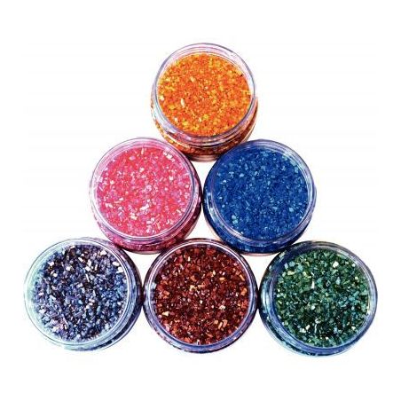 Achetez Lot de 6 salières de 150 grammes de cristaux de pierre nacrés EZNA6S150 pas cher sur Ma Re..