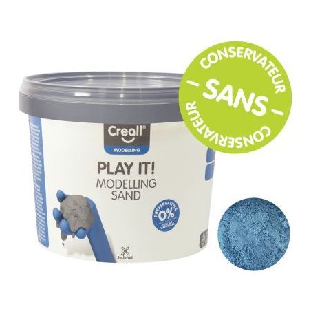Achetez Seau de 750 grammes de sable magique coloris bleu 03205 CREALL pas cher sur Ma Rentrée Scol..