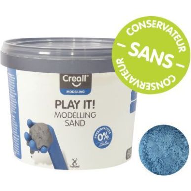 Achetez Seau de 750 grammes de sable magique coloris bleu 03205 CREALL pas cher sur Ma Rentrée Scol..