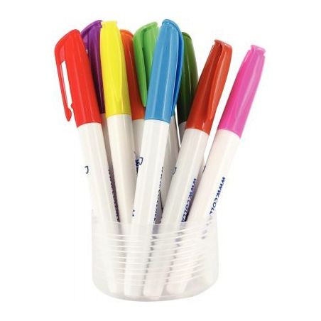 Achetez Pot de 12 feutres plastic fou assortis COLPTS90 pas cher sur Ma Rentrée Scolaire