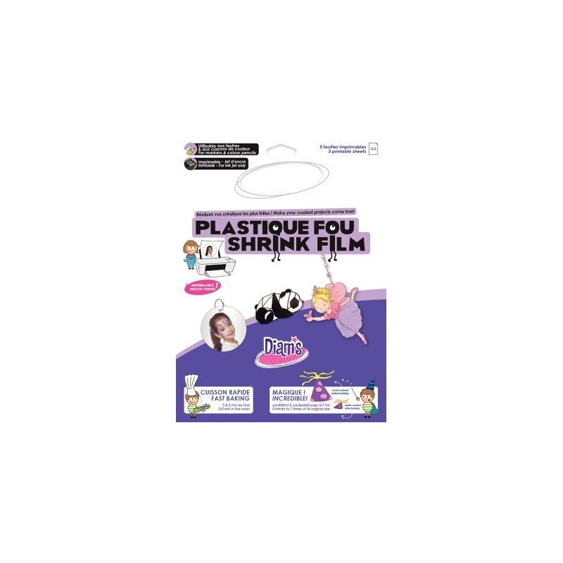 Achetez Pochette 5 feuilles plastique fou imprimable A4 DI42253 pas cher sur Ma Rentrée Scolaire Achetez Pochette 5 feuilles plastique fou imprimable A4 DI42253 pas cher sur Ma Rentrée Scolaire