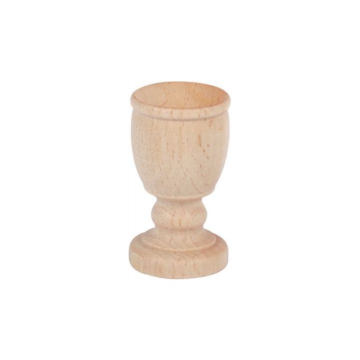 Lot de 10 coquetiers à pied hauteur 7,2 cm 2077