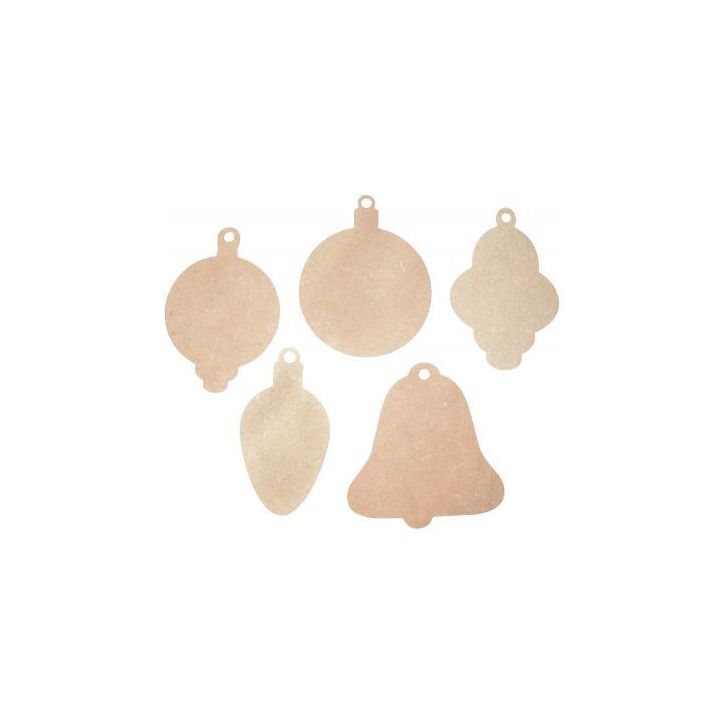 Lot de 50 maxi décorations de Noël à suspendre, assortiment 1 20900/1315