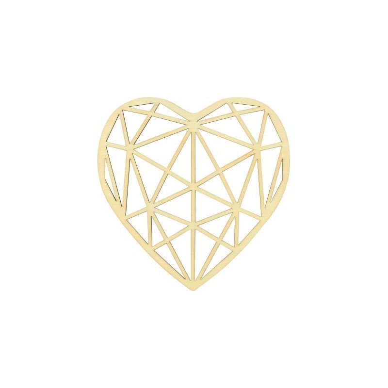 Achetez Grand cur origami en bois, diamètre 20 cm 7048 pas cher sur Ma Rentrée Scolaire