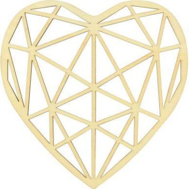 Achetez Grand cur origami en bois, diamètre 20 cm 7048 pas cher sur Ma Rentrée Scolaire