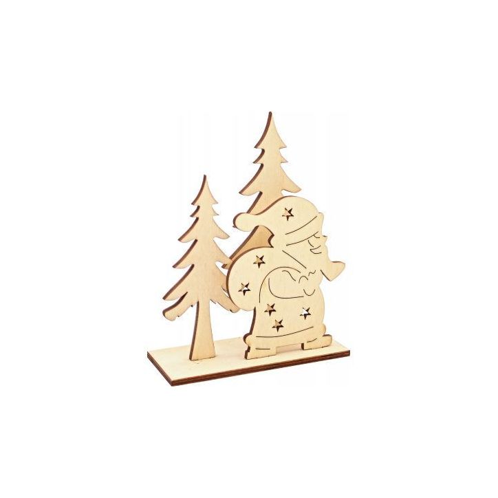 Scène de Noël en bois à assembler 7916