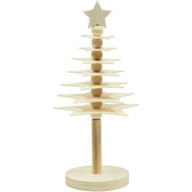 Achetez Lot de 10 sapins étoiles à monter en bois 2088 pas cher sur Ma Rentrée Scolaire