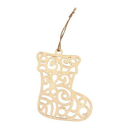 Achetez Lot de 12 sapins et bottes art déco en bois 101229 GRAINE CRE pas cher sur Ma Rentrée Scol..