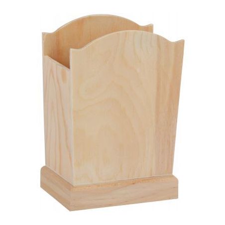 Achetez Lot de 5 pots à crayons en bois, hauteur 15 cm MAJ7393 pas cher sur Ma Rentrée Scolaire
