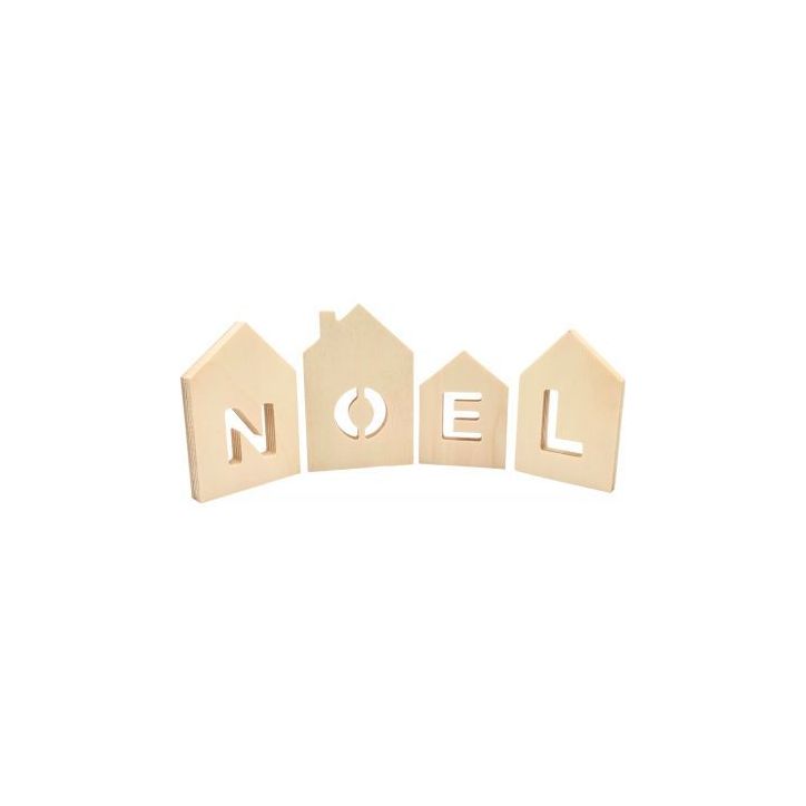 Blocs maisons NOEL à poser, 4 pièces 3747