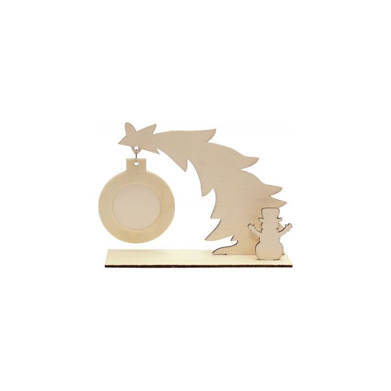 Achetez Lot de 5 porte-photos Noël en bois 2084 pas cher sur Ma Rentrée Scolaire