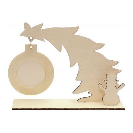 Achetez Lot de 5 porte-photos Noël en bois 2084 pas cher sur Ma Rentrée Scolaire