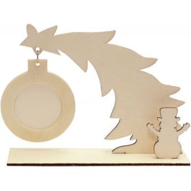 Achetez Lot de 5 porte-photos Noël en bois 2084 pas cher sur Ma Rentrée Scolaire