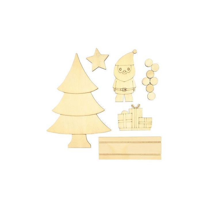 Scène de Noël à monter en bois 3753