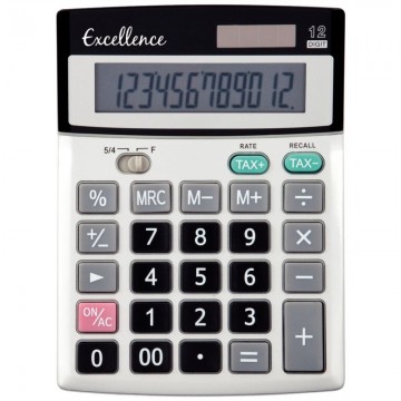 Achetez Calculatrice de Bureau 12 chiffres Excellence 101214 pas