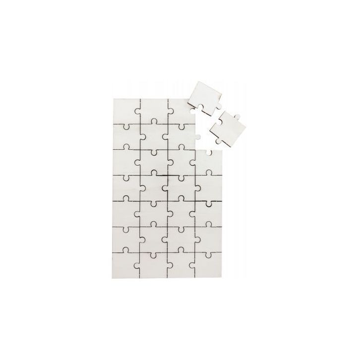 Lot de 10 puzzles en bois de 28 pièces, format 12x19 cm 100393 GRAINE CRE