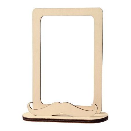 Achetez Cadre photo en bois, moustache 7892 pas cher sur Ma Rentrée Scolaire