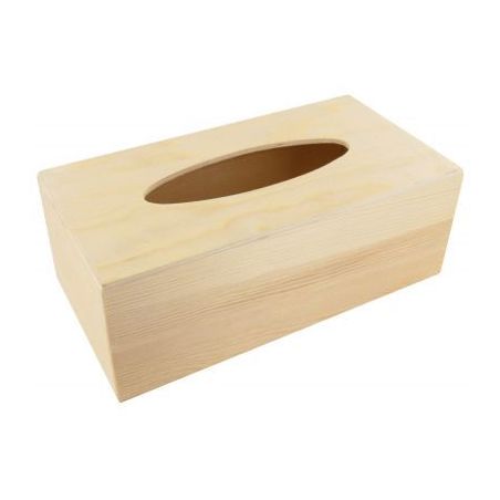 Achetez Boîte à mouchoirs rectangle, en bois MAJ7058 pas cher sur Ma Rentrée Scolaire