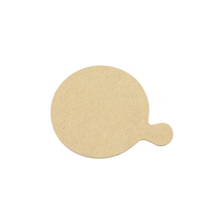 Lot de 10 dessous de verre en bois diamètre 10 cm 2057