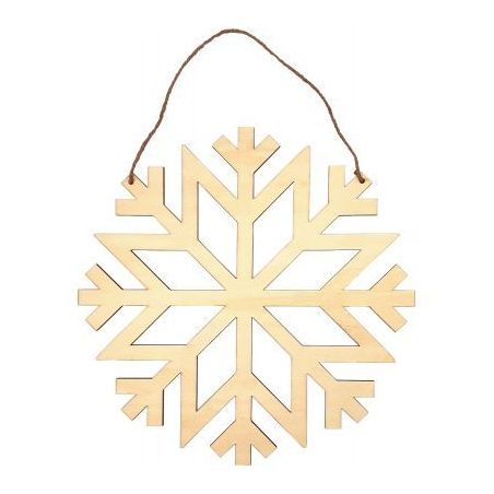 Achetez Grand flocon de neige en bois 3749 pas cher sur Ma Rentrée Scolaire